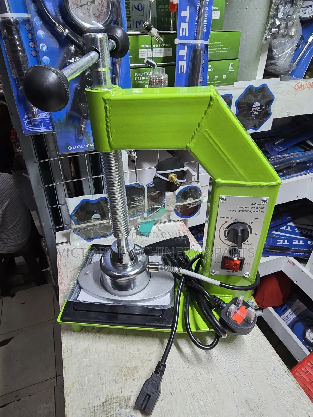 Automatic Commercial Valcanizing Machine With Metre Switch