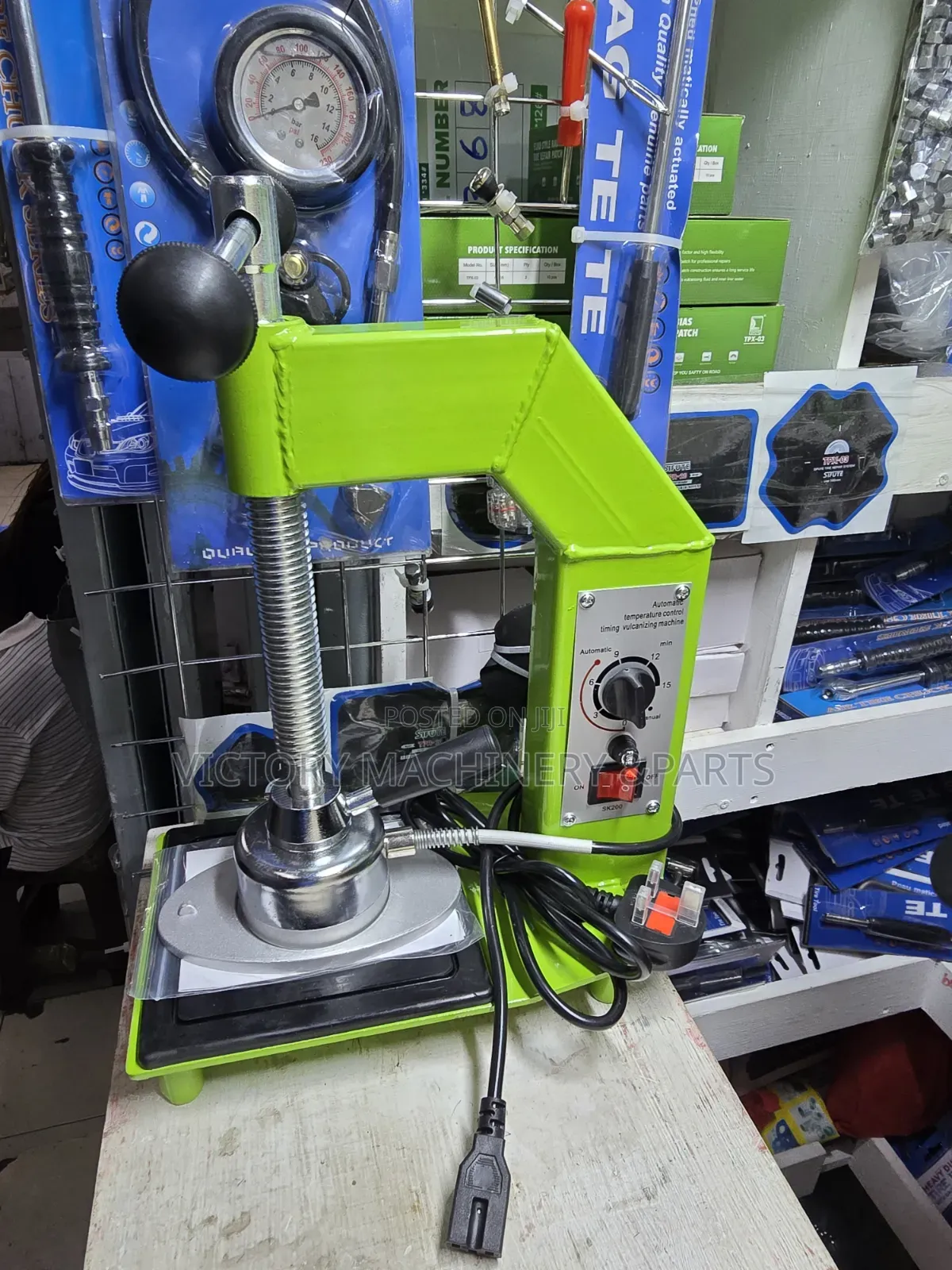 Automatic Commercial Valcanizing Machine With Metre Switch