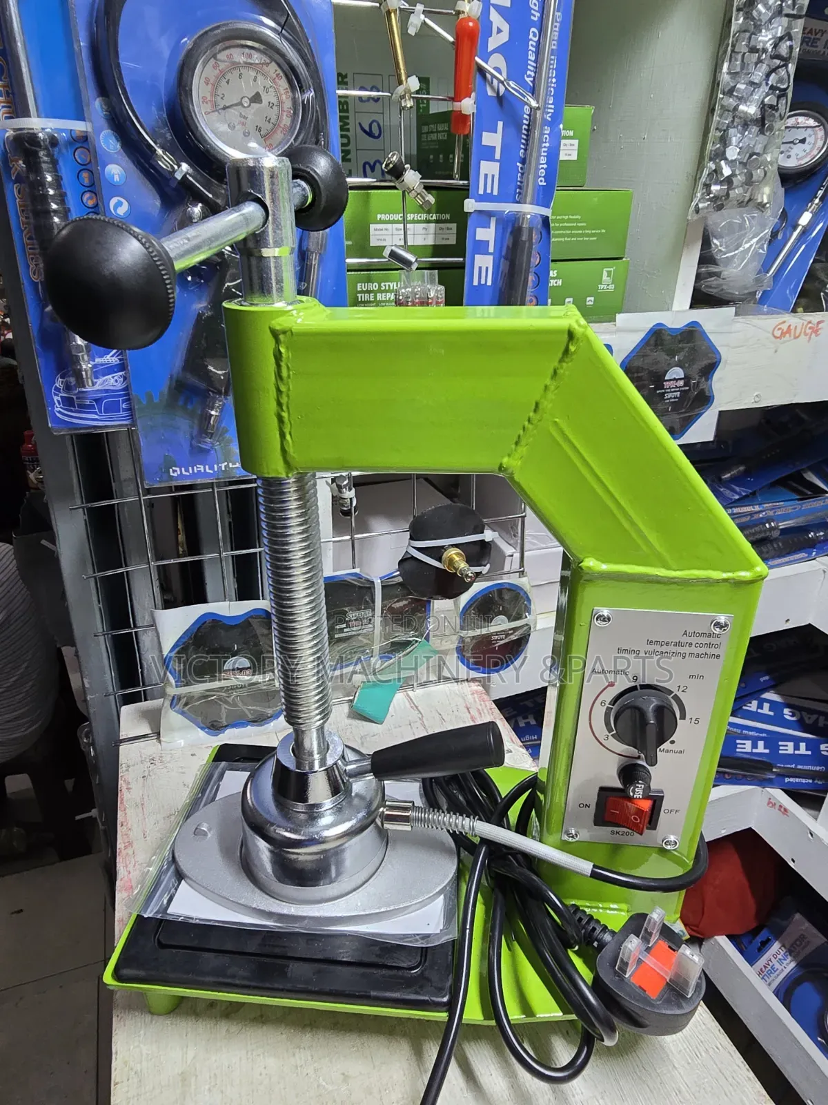 Automatic Commercial Valcanizing Machine With Metre Switch