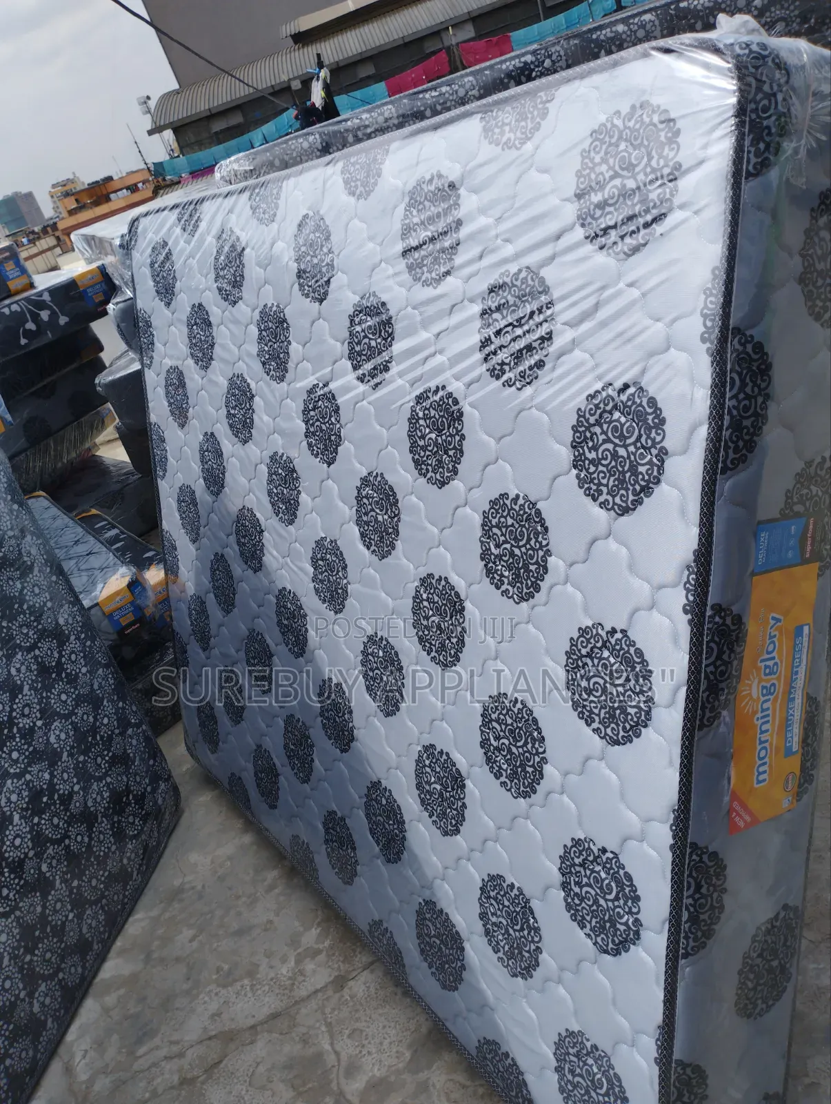 Morning Glory 10 Inch Quilted Mattress 5×6 – Durable Cozy