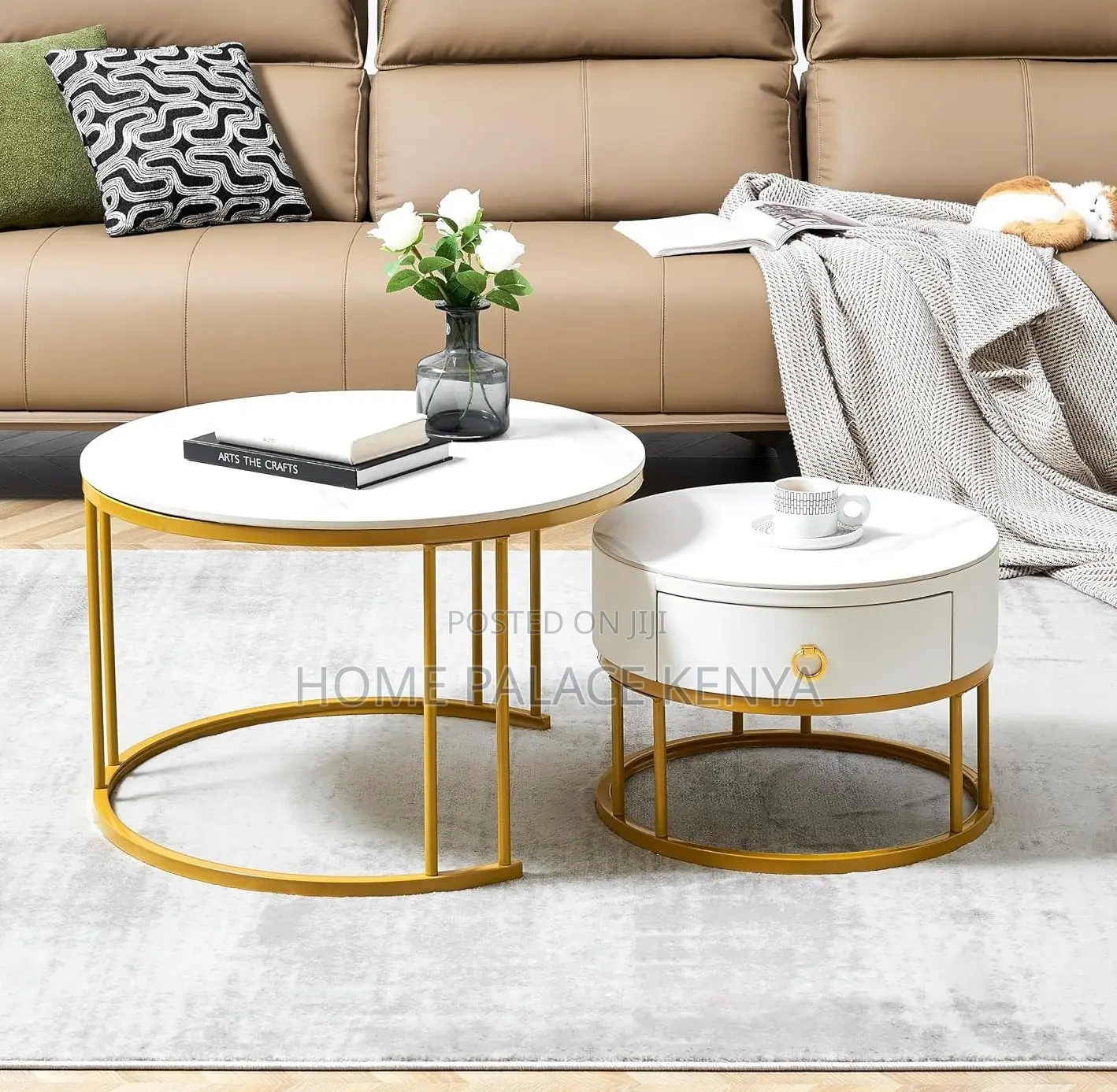 Coffee Table: Generic Twin Coffee Table With Storage Drawer
