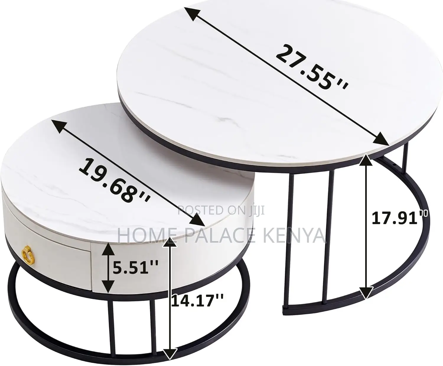 Coffee Table: Generic Twin Coffee Table With Storage Drawer