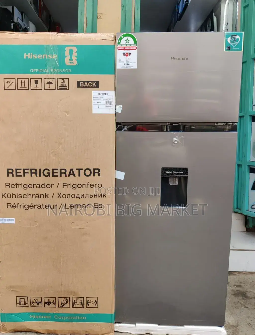 *Hisense Fridge 205Litres Direct Cool With Dispenser Hot Deal
