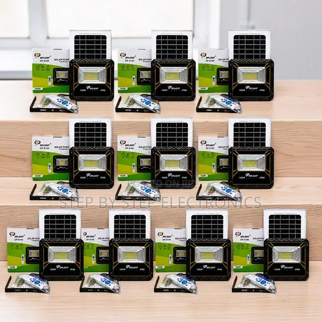 Modern 40W,60W,100W,200W,300W,500W Watts Solar Flood Lights