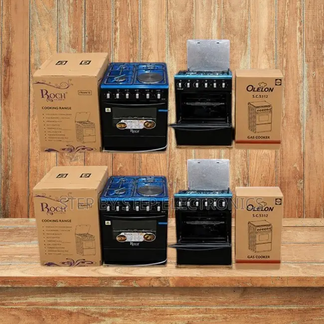Durable 4 Gas 3 Gas Burners +1 Electric Free Standing Cooker
