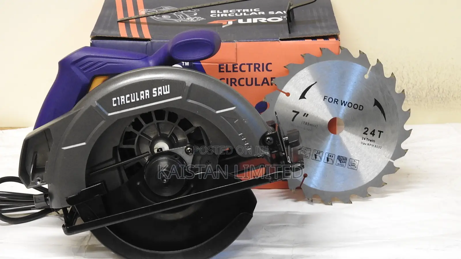 7 Inch Electric Circular Saw for Wood Cutting.Turo 7 Inch Circular Saw