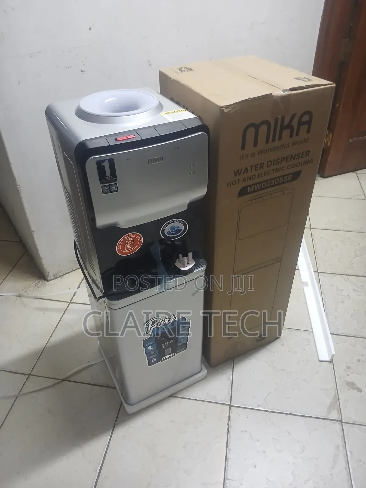 Mika MWD2305SB Premium Water Dispenser – Fast Heating Electric