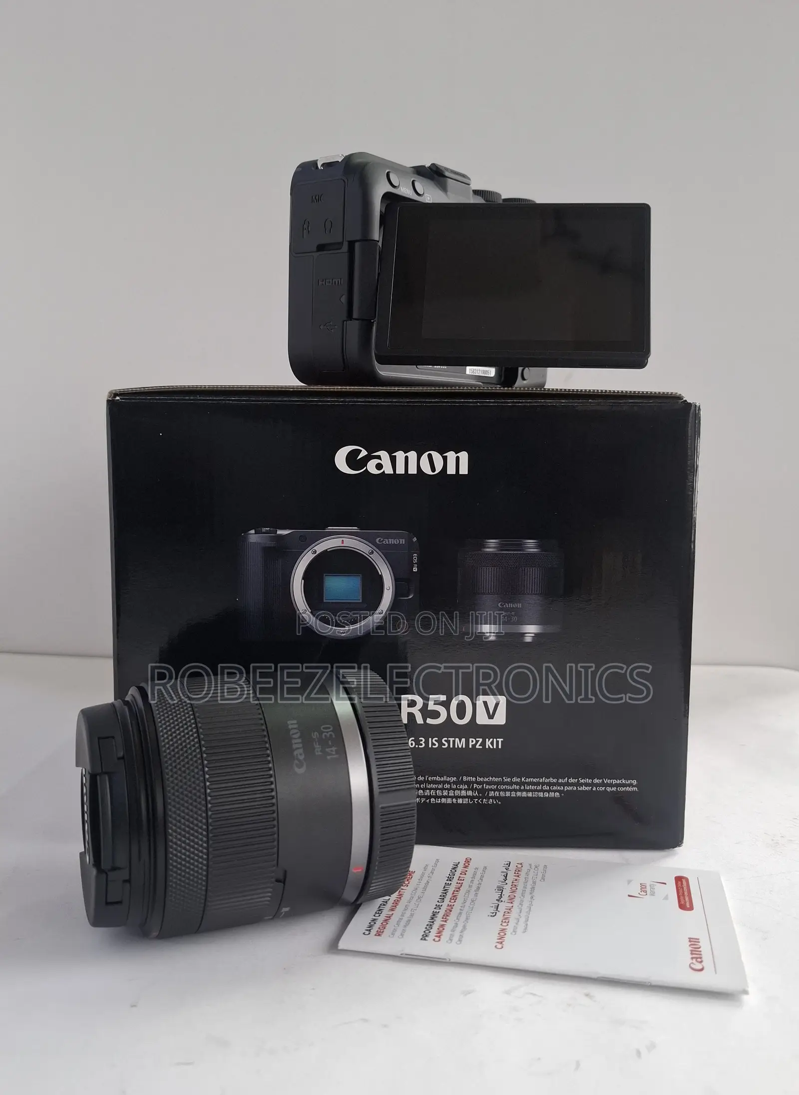 Canon EOS R50V Mirrorless Camera With 14-30mm F/4-6.3 Lens