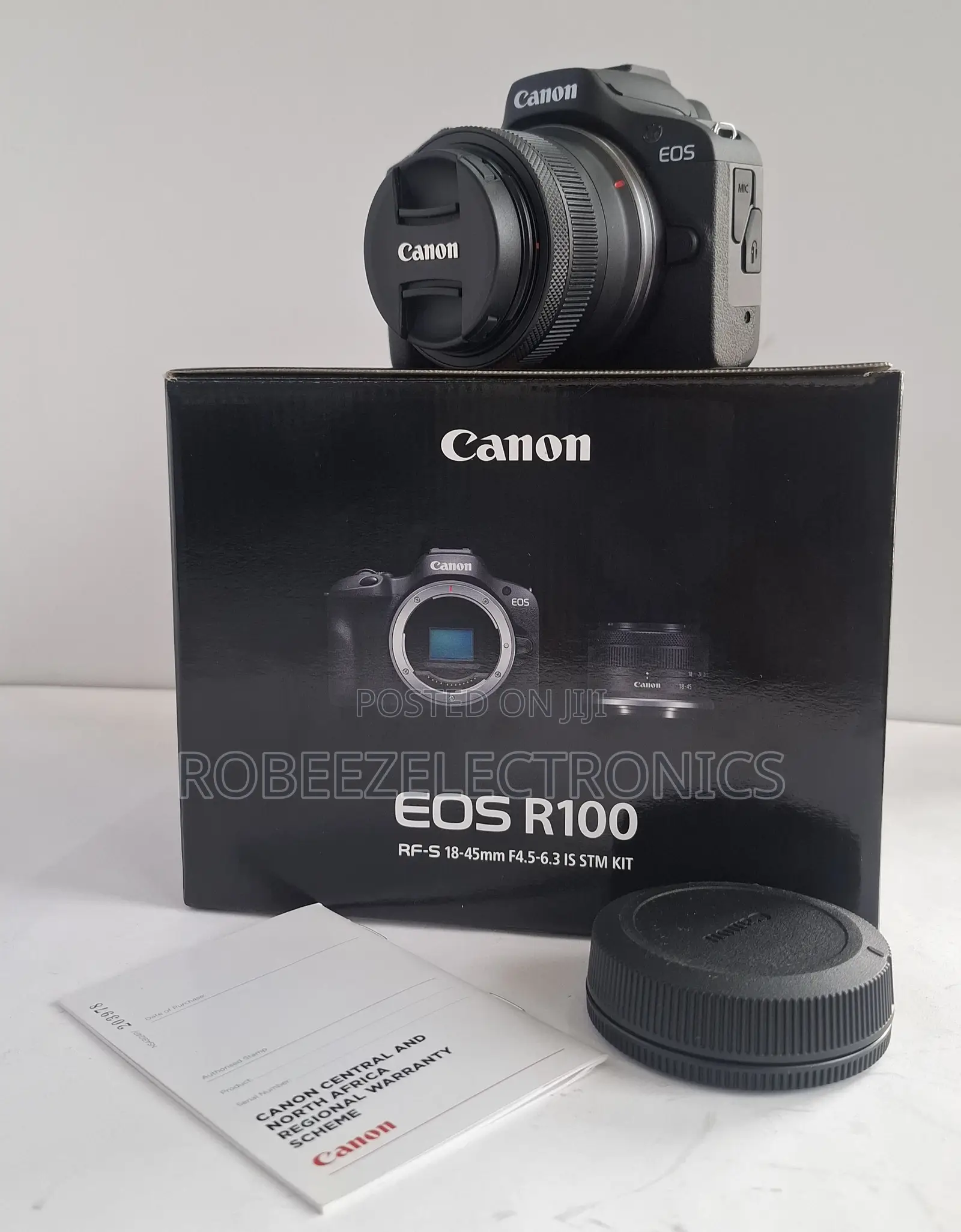 Canon EOS R100 Mirrorless Camera With 18-45mm Lens