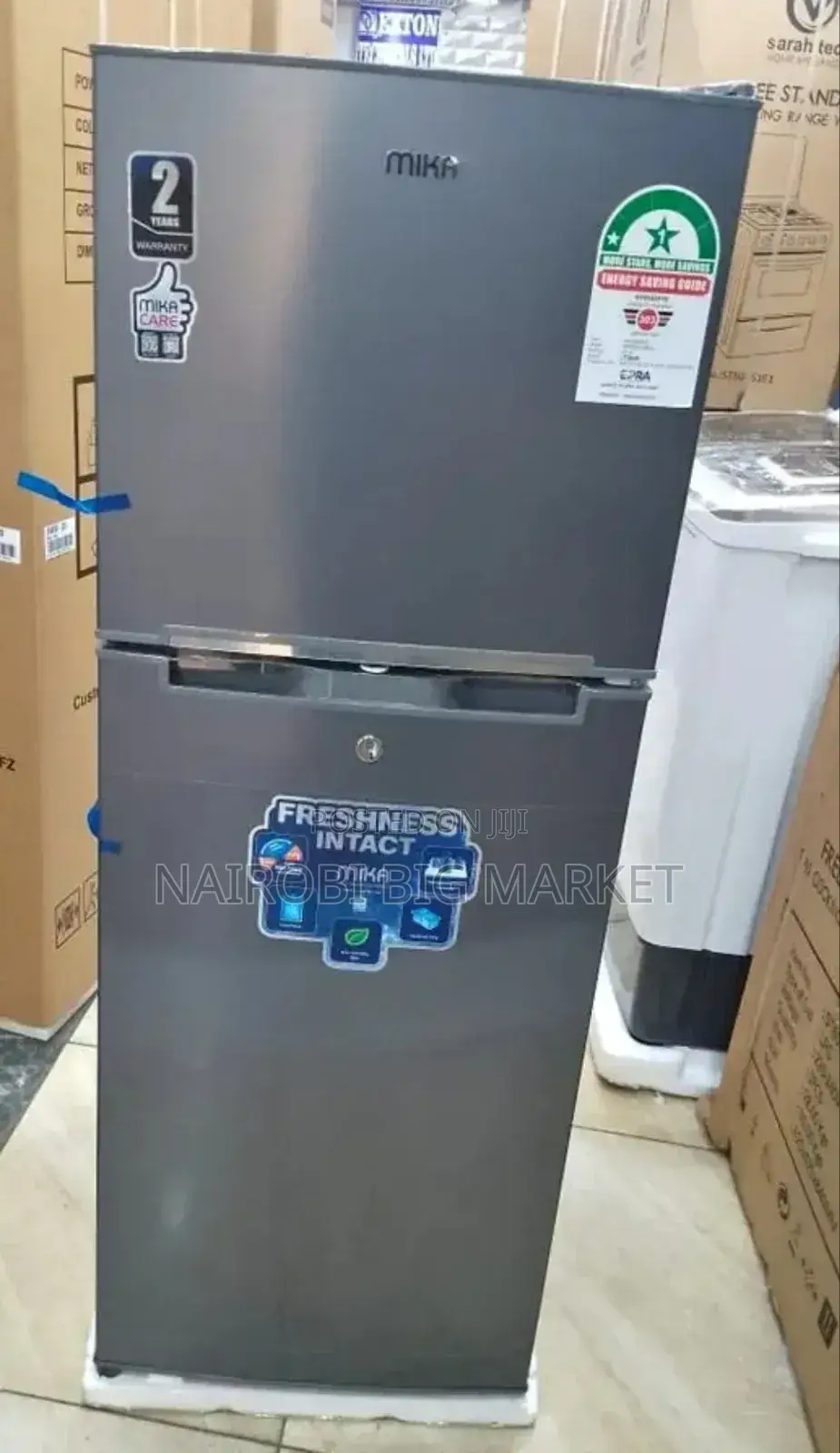 2 Years Warranty Mika 138 L Fridge