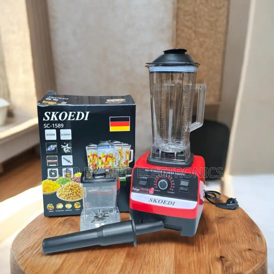 Advanced Silver Crest 2-in-1 Double Cup Blender Grinder