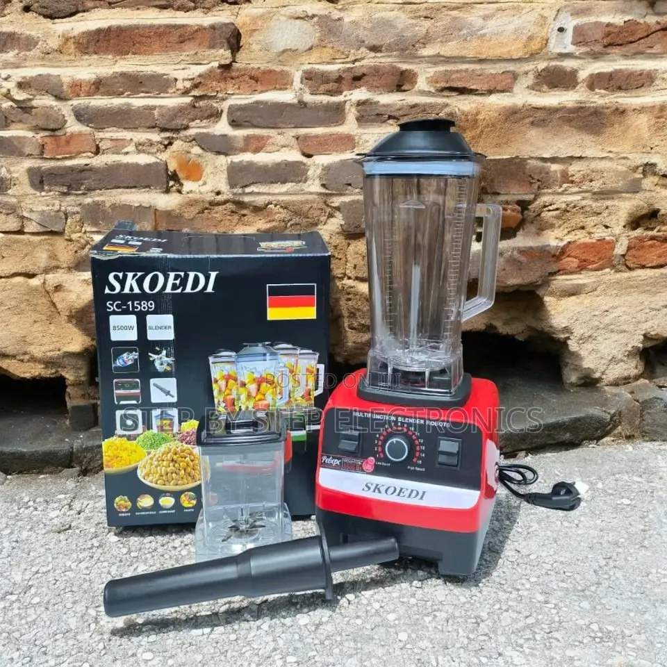 Multifunctional Silver Crest 2-in-1 Double Cup Blender Grinder