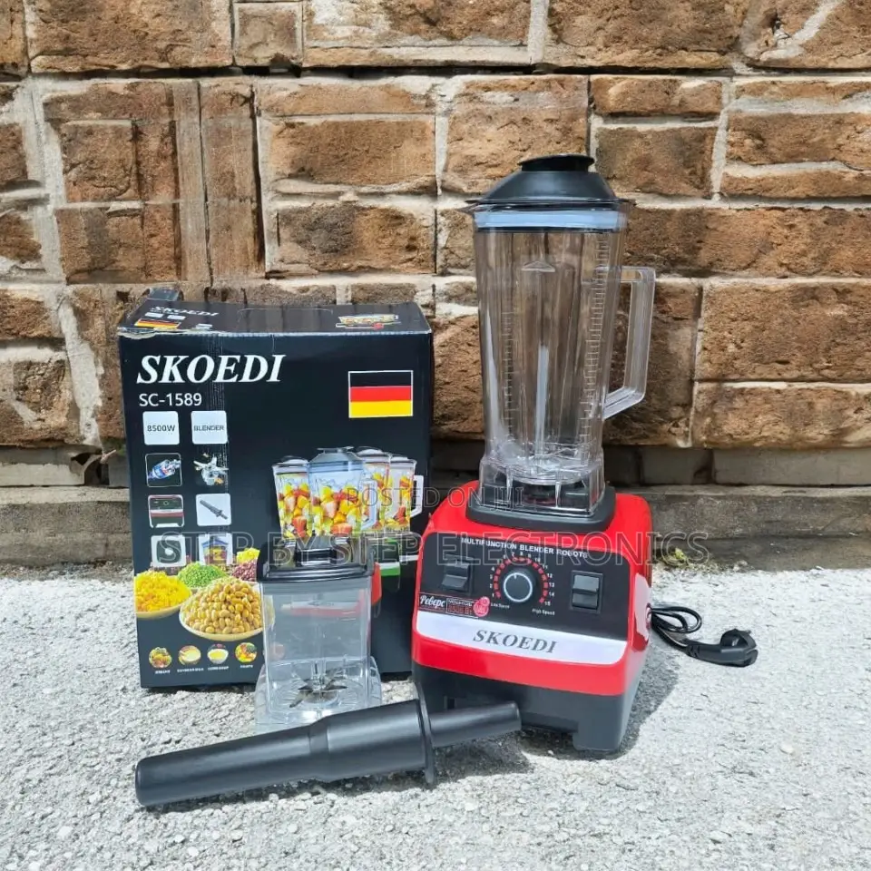 4500W Silver Crest 2-in-1 Double Cup Blender Grinder