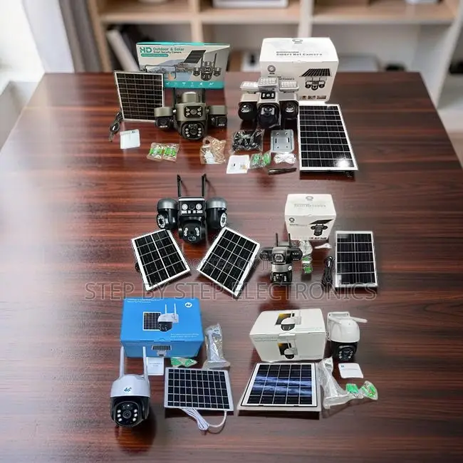 V380 Pro App 4G PTZ Dual Triple Four Lens Solar Cameras Wholesale