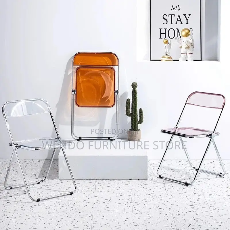 Dining Chair : Transparent Acrylic Folding Chair