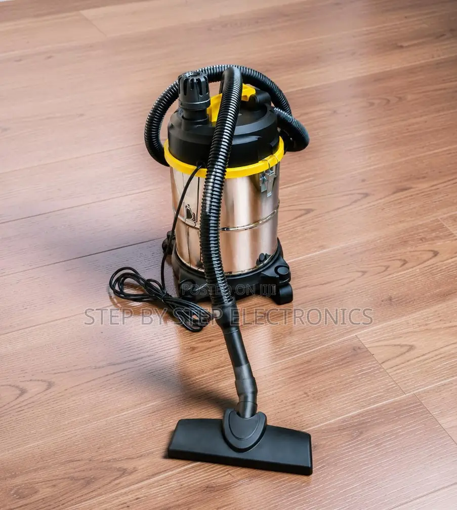 Powerful Suction Wet Dry Vacuum Cleaner With Stainless Steel Tank