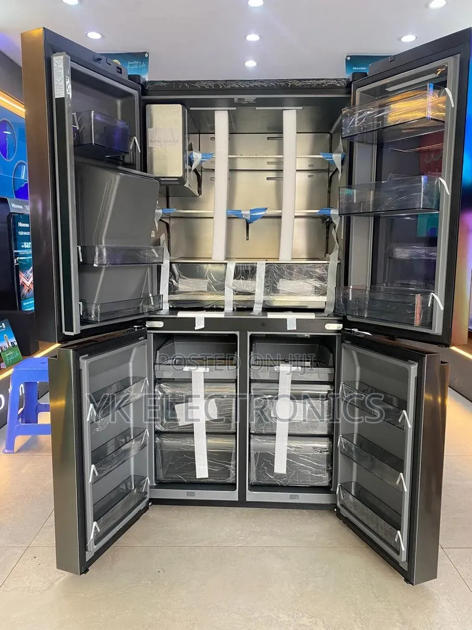 Hisense REF600DR 615L 4door With Dispenser