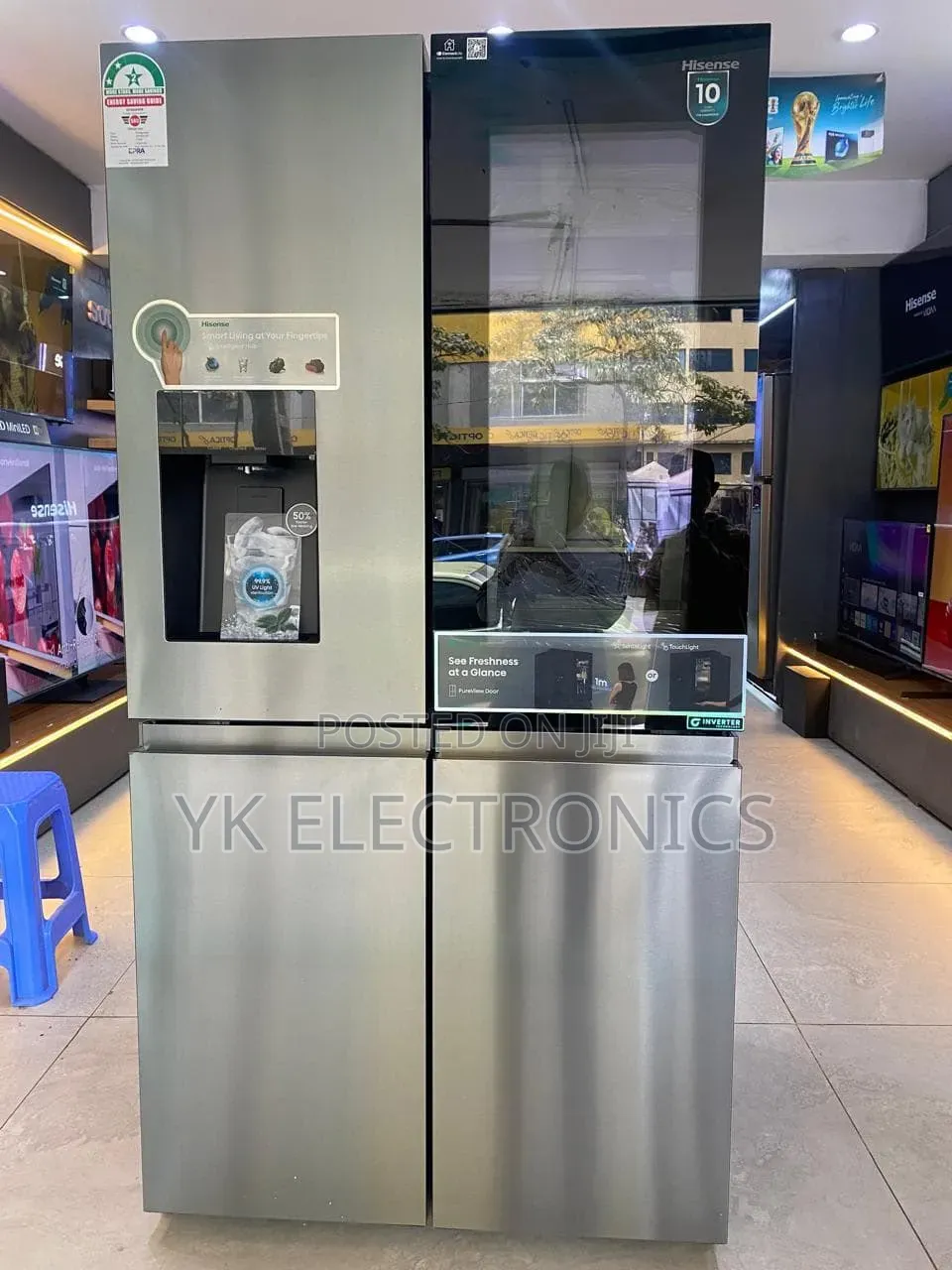 Hisense REF600DR 615L 4door With Dispenser