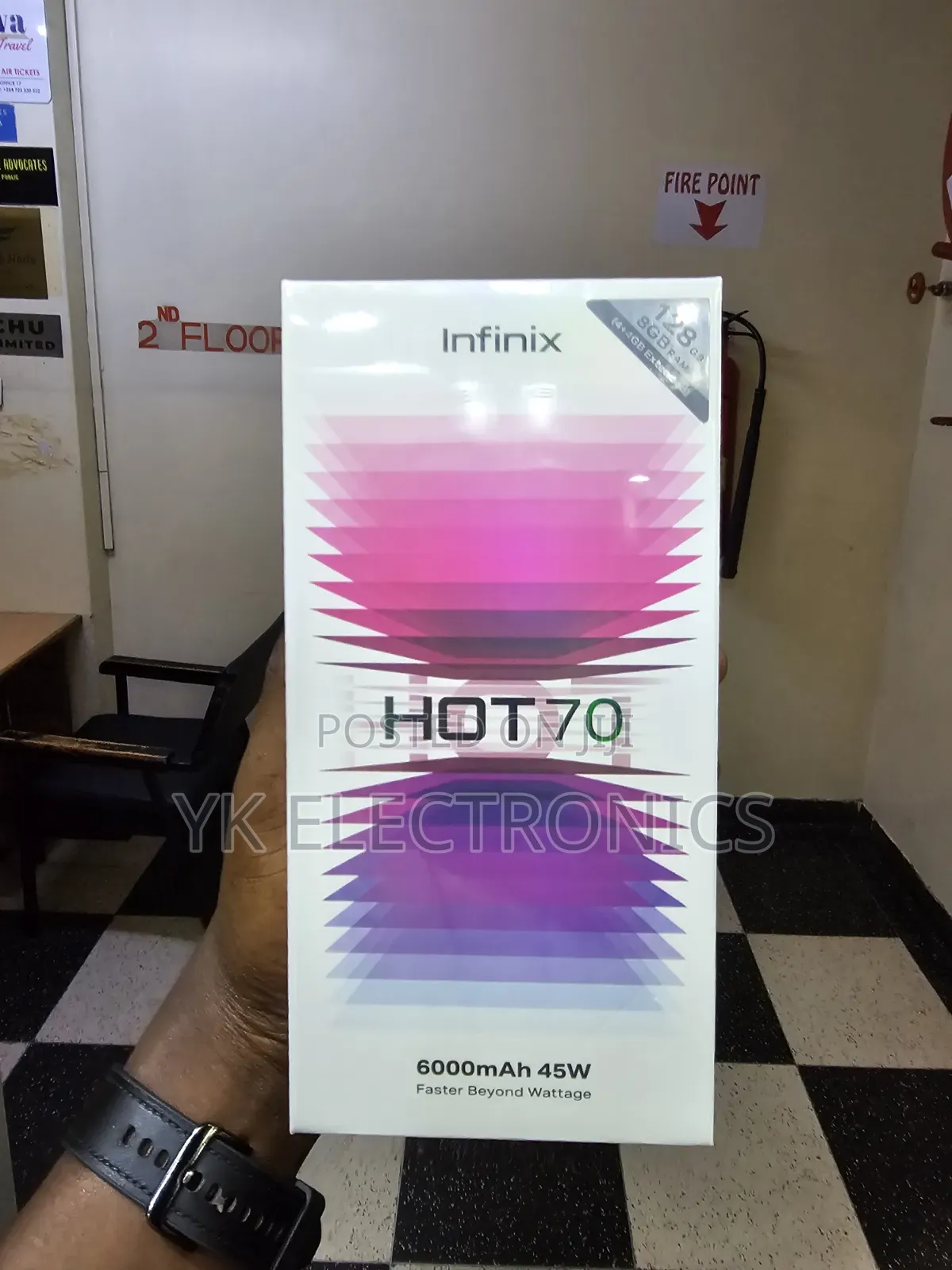 New Infinix Hot 70 128 GB Silver