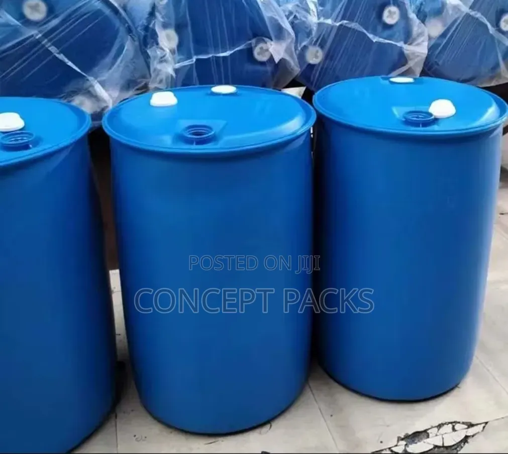 250 Liter Empty Blue Plastic Drums / Blow Molding Plastic Drum