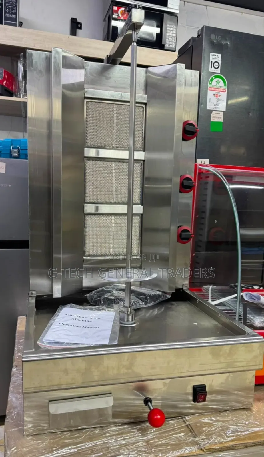 Euromax Gas Shawarma Machine 3burners