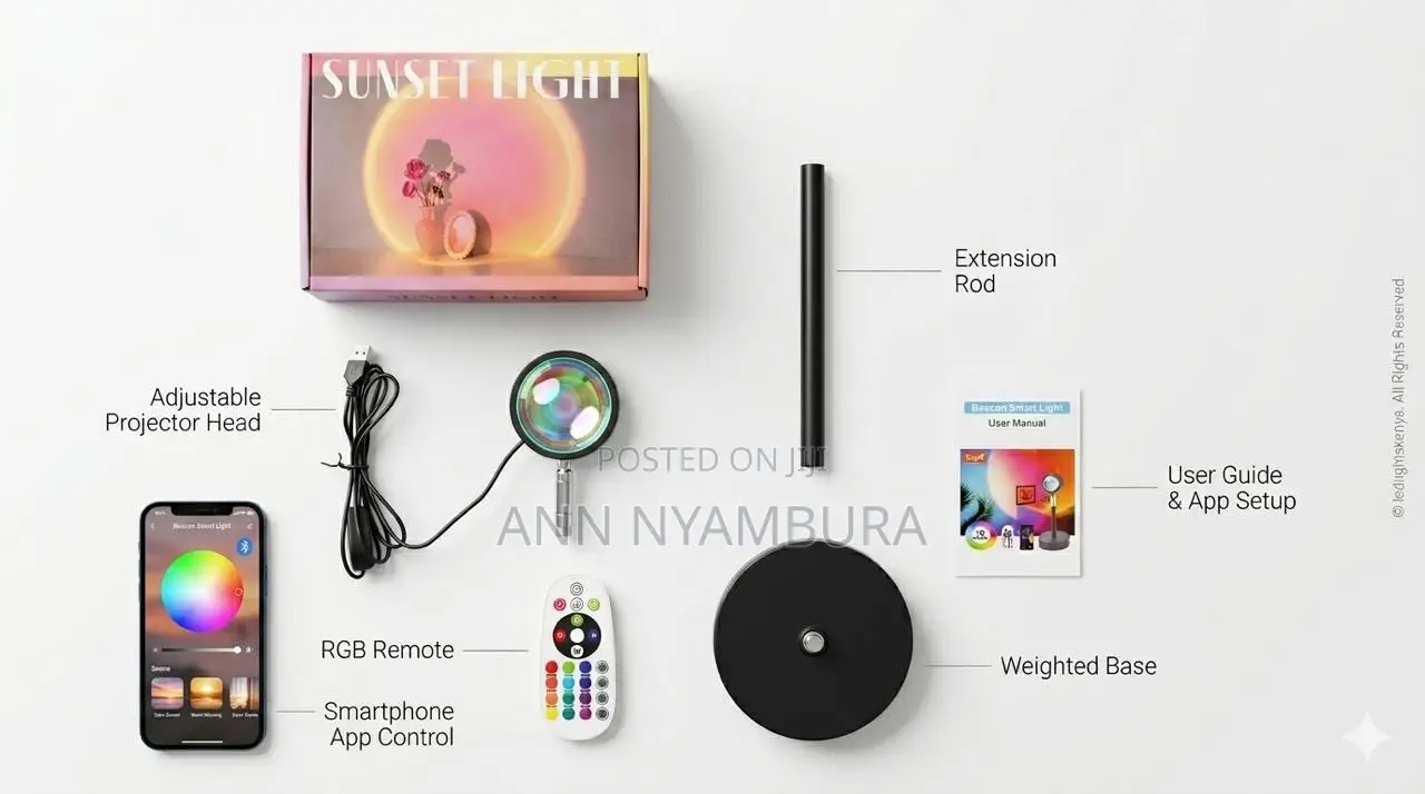 HOTSALE Sunset Lamp Projection Lamp House Decor Photo Shoot Lighting