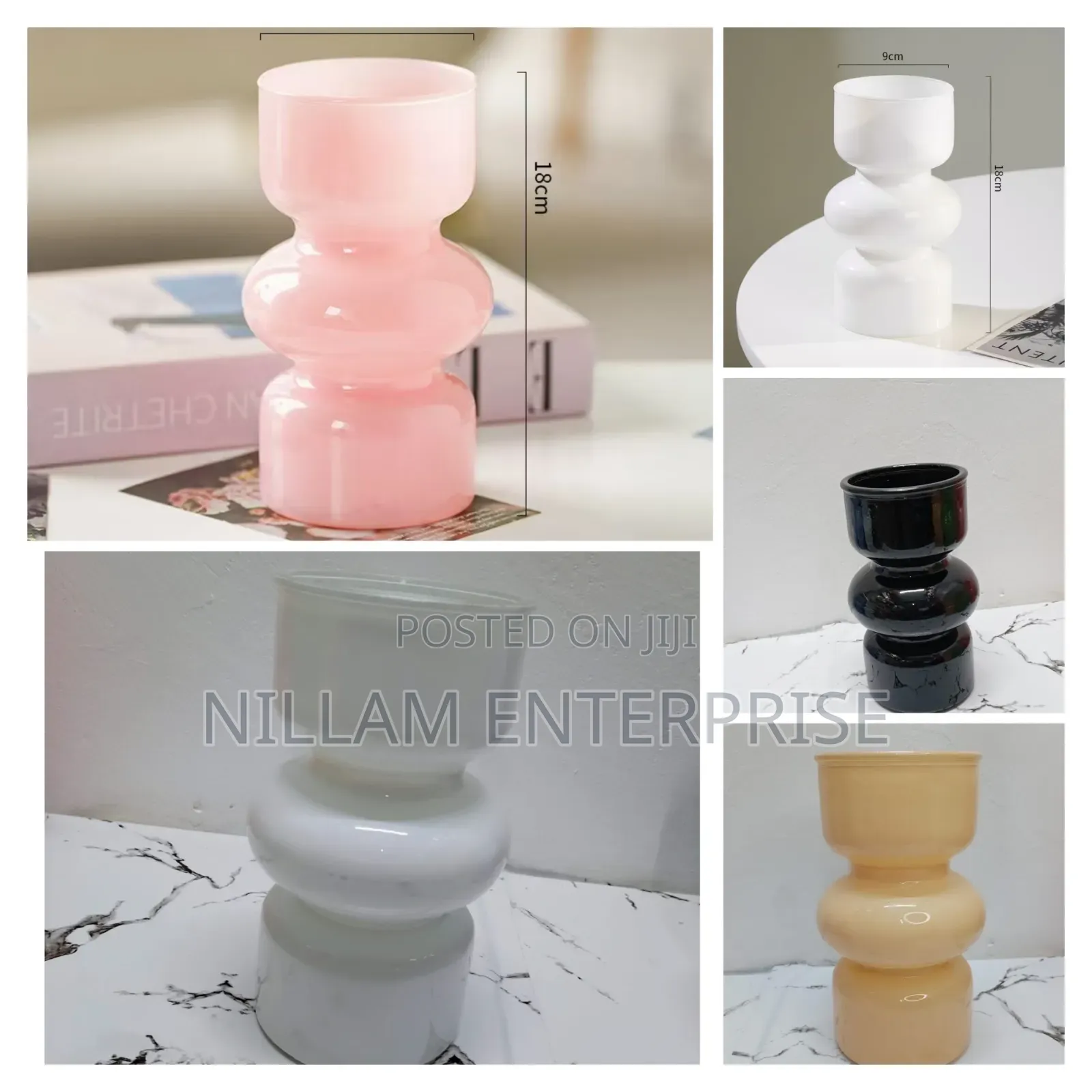 Decorative Glass Hydroponic Flower Vases
