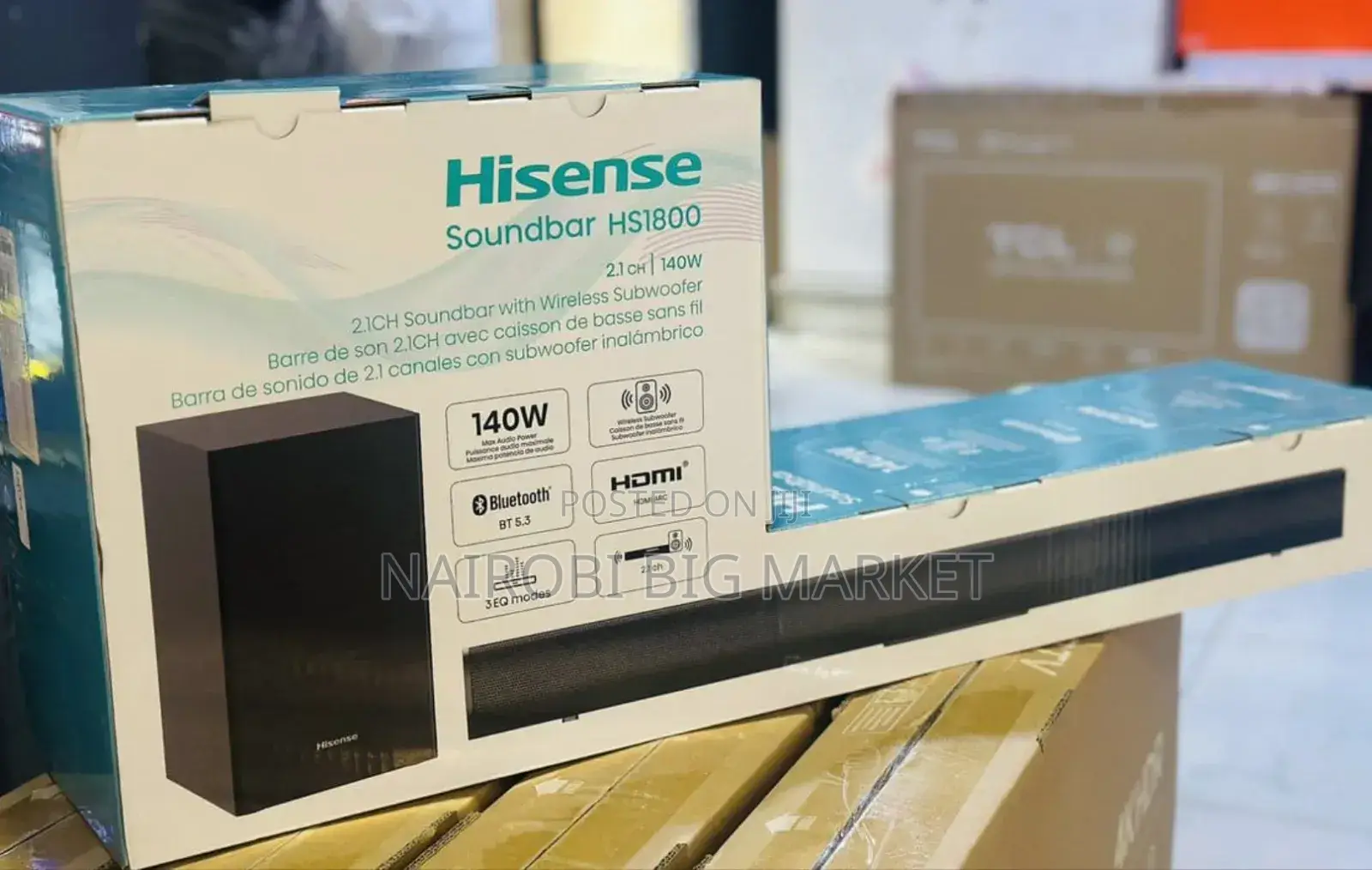 *Hisense Soundbar Hs1800* *140w* *