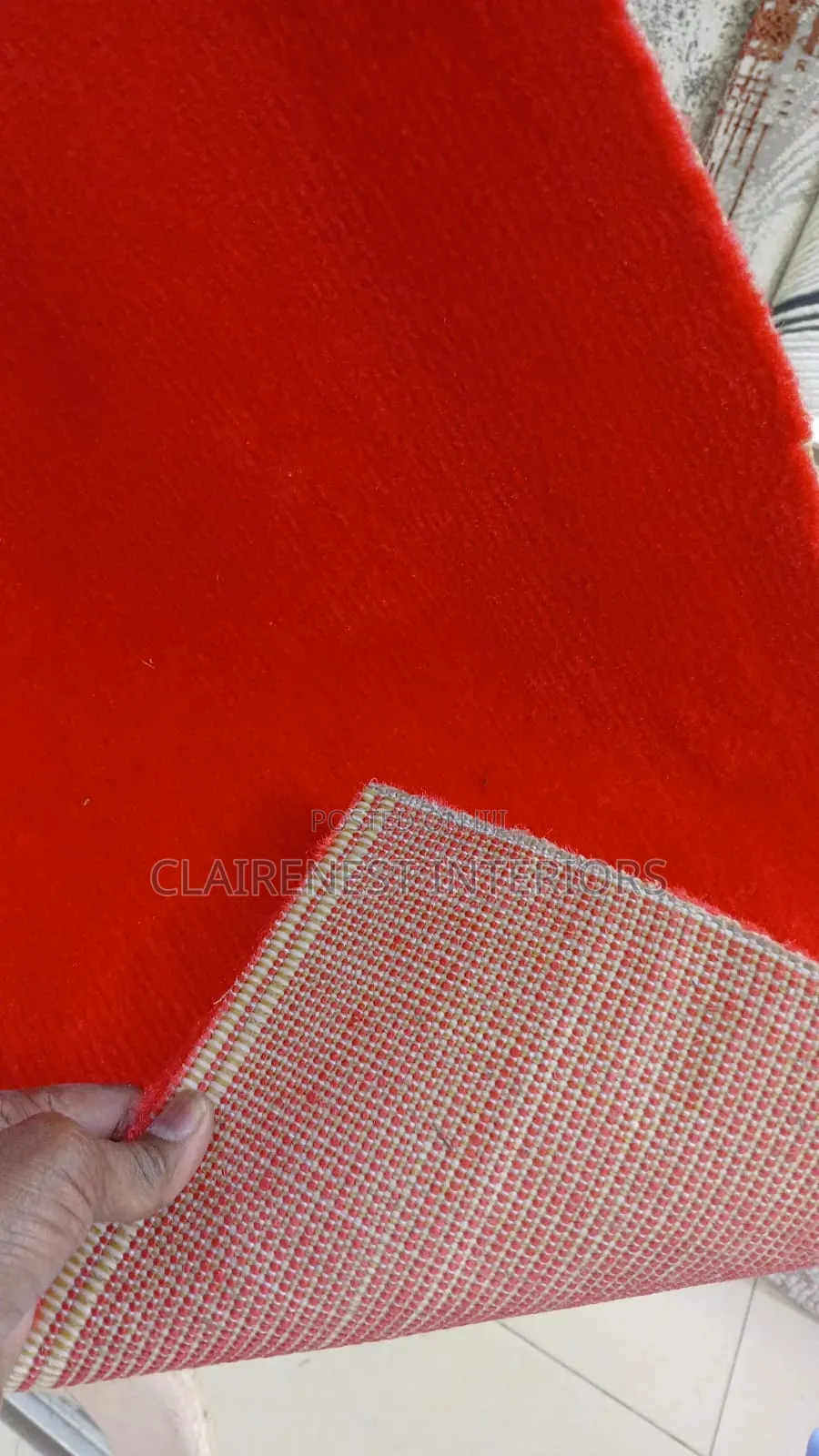 Plain Red Presidential 12mm Wall to Wall Carpets