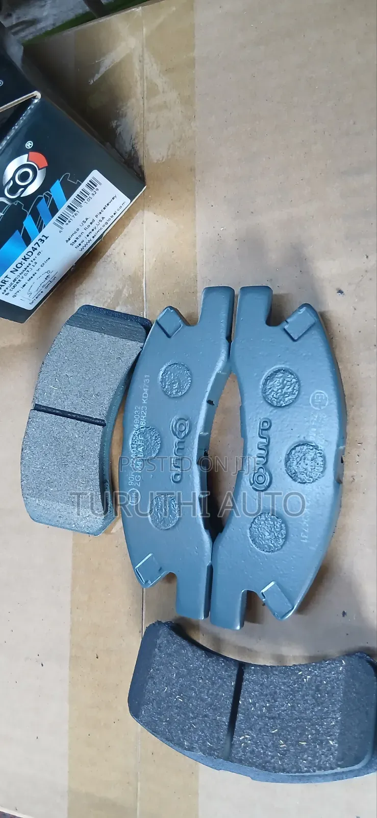 Asimco Brakepads Kd4731 for Daihatsu Mira ,Minica, Mirage