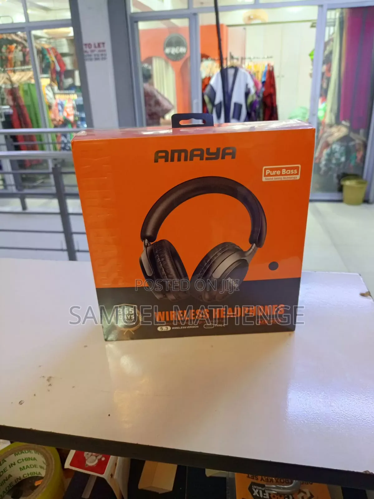 AMAYA Wireless Headphones AEB-H310 – Deep Bass, Comfortable Cushions