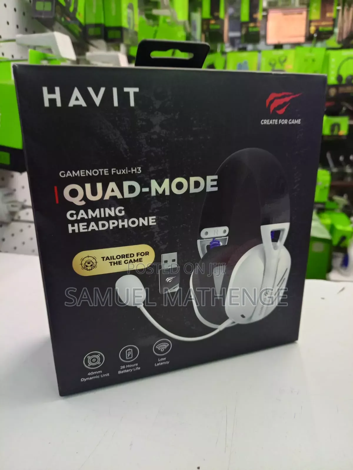 HAVIT Fuxi-H3 Multi-Platform Wireless Gaming Headset Low Latency Audio