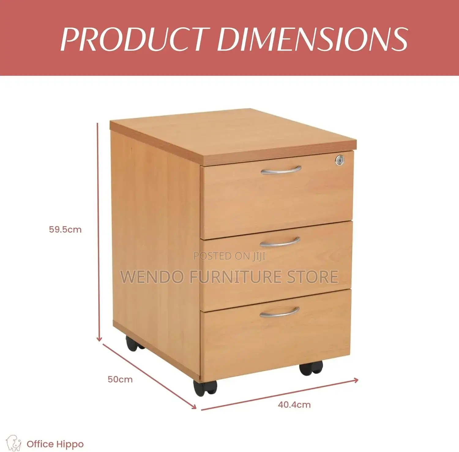 Office Cabinet; Mobile Home Office Pedestal Wooden Cabinet