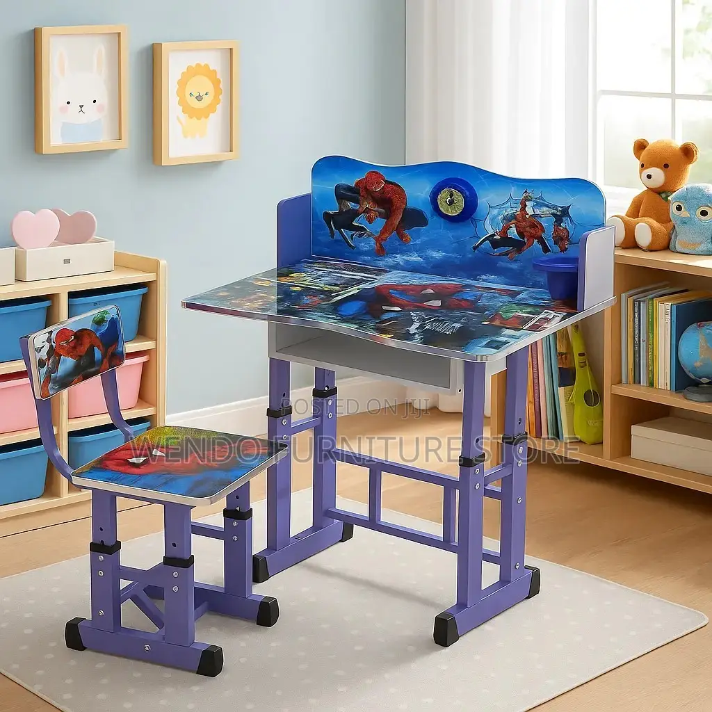 Home Desks; Adjustable Height Home Schools Desk Chair Set
