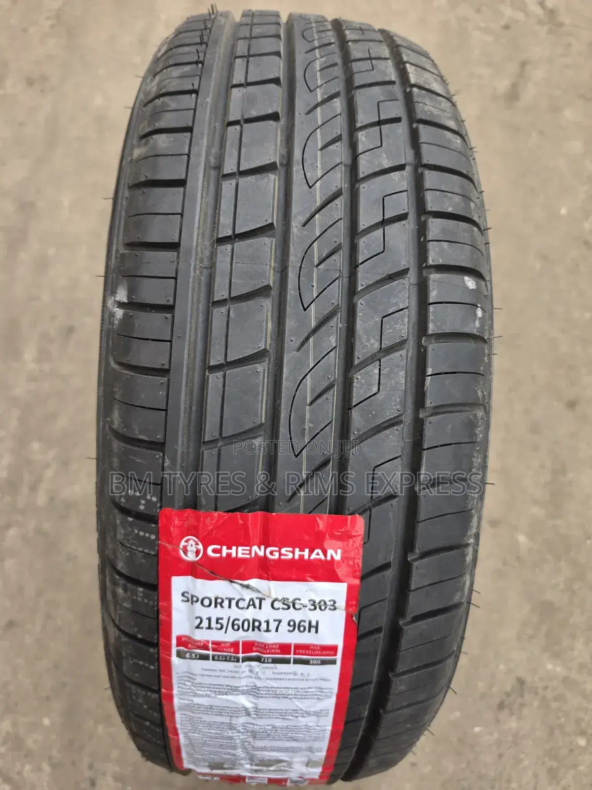 215 /60 R17 Chengshan Tires (Sportcat) CSC 303