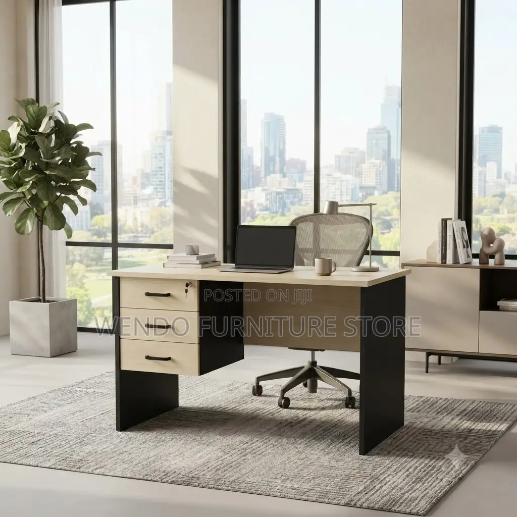 Office Desk; Home Desk 1200mm Brown Office Stylish Table