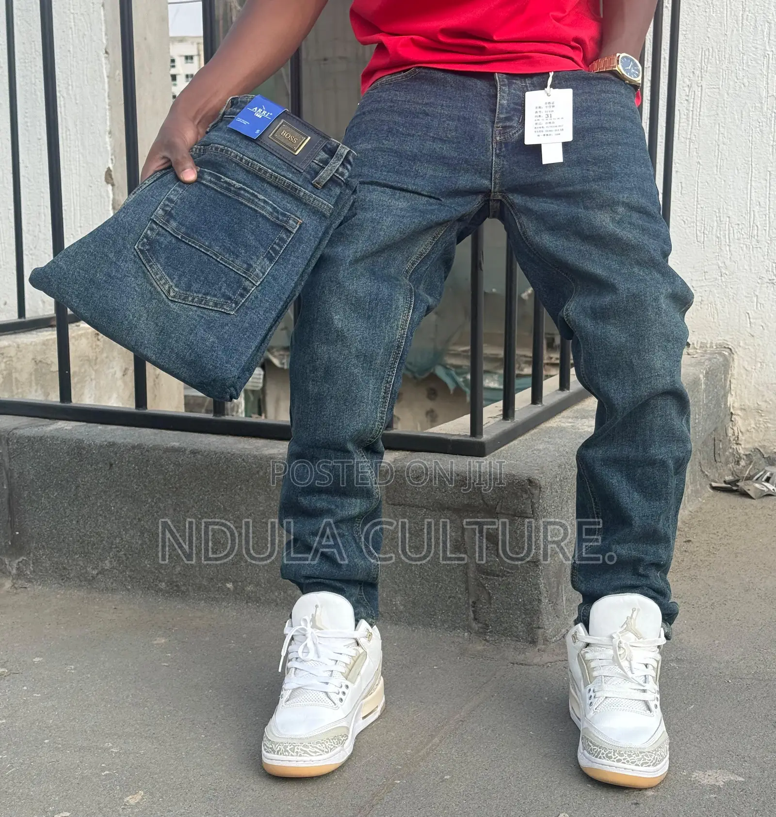 Plain Denim Jeans