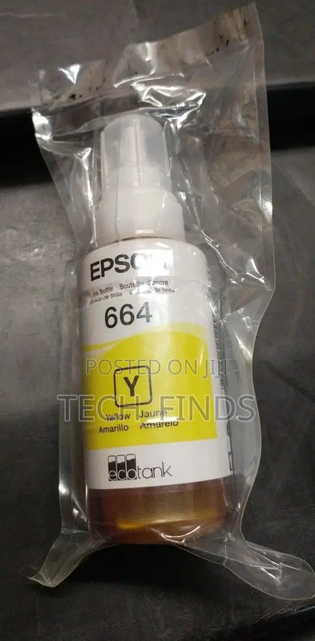 Ink Cart Epson T6644 Yellow for L100, L110, L120, L1300, L1455