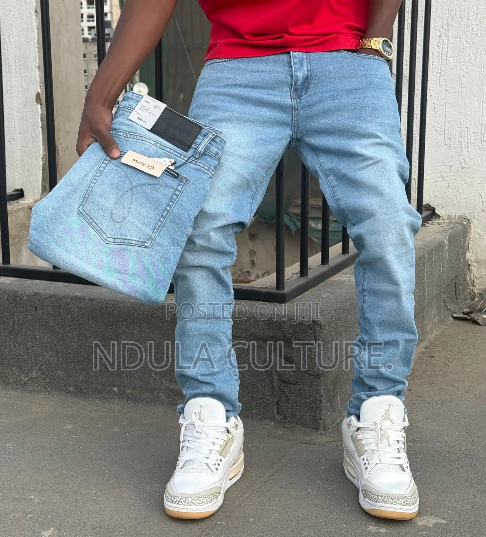 Plain Denim Jeans