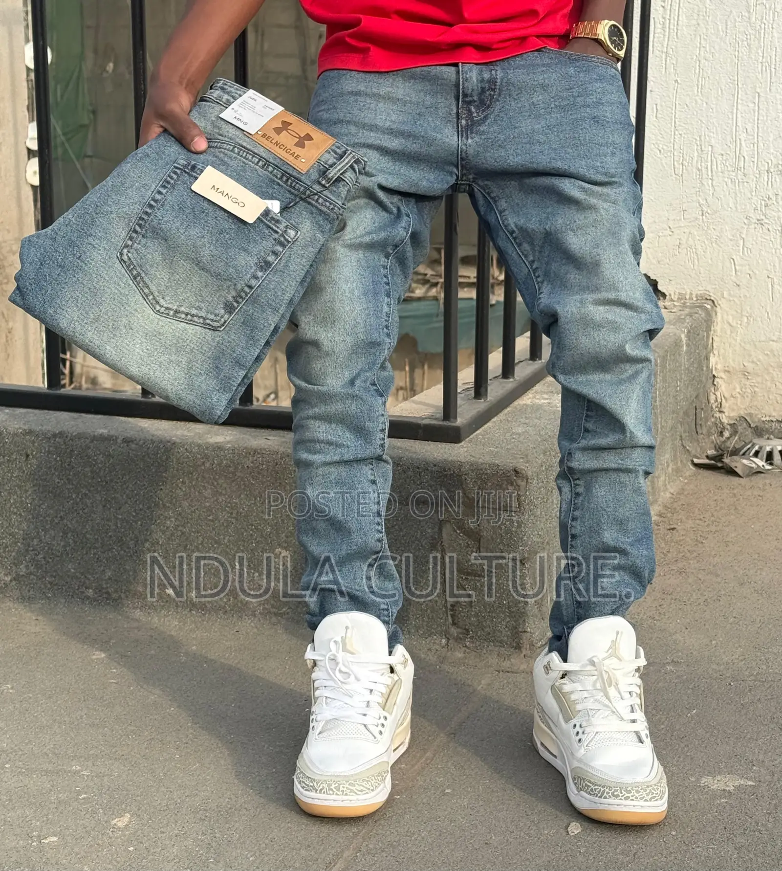 Plain Denim Jeans