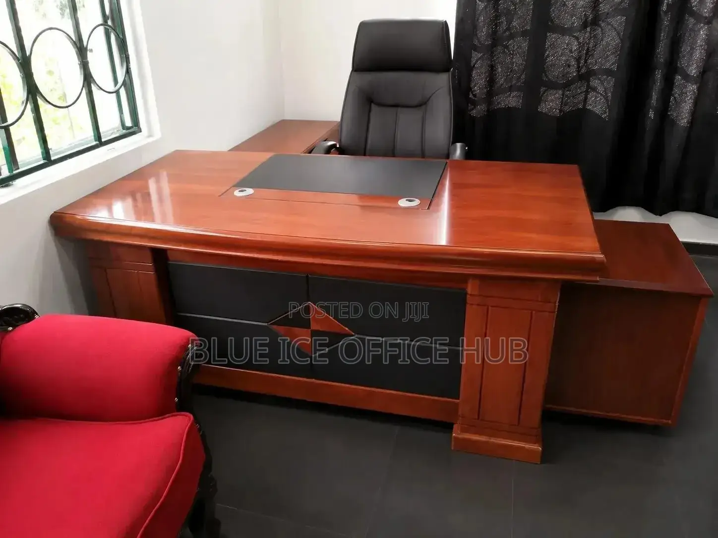 Executive Mahogany Office Modern Desk