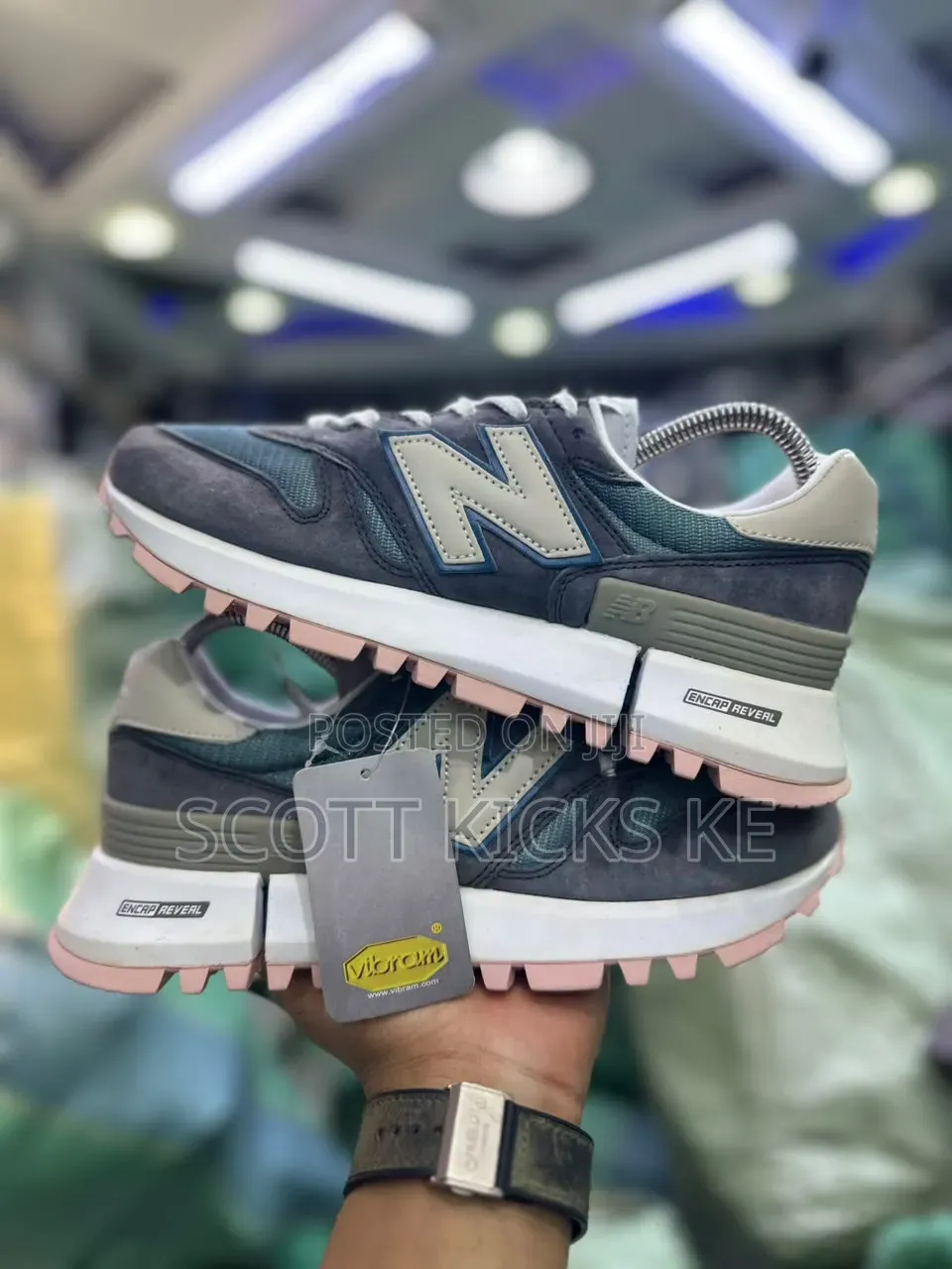 New Balance Rc1300 “ Ronnie Fieg Gray Blue “ Quality Leather