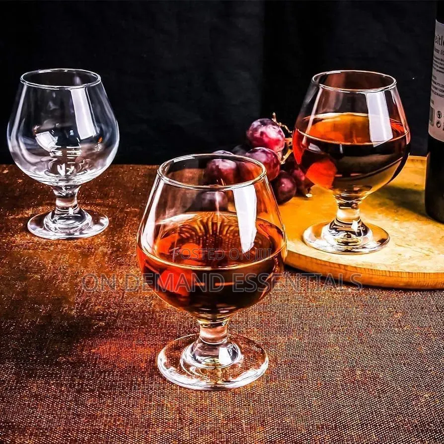 6 PCS Cognac Glasses Available