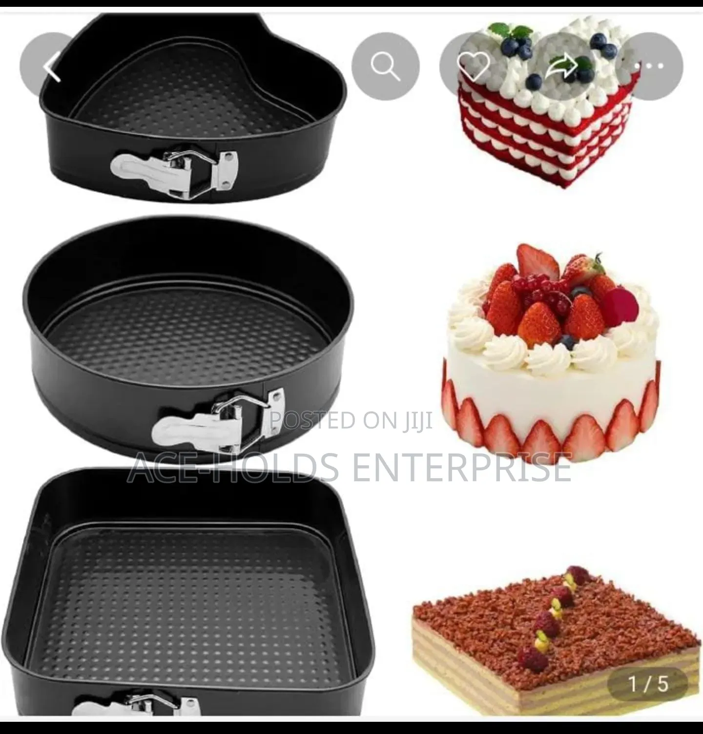 High-Quality Non-Stick Mixed Shape Baking Tins