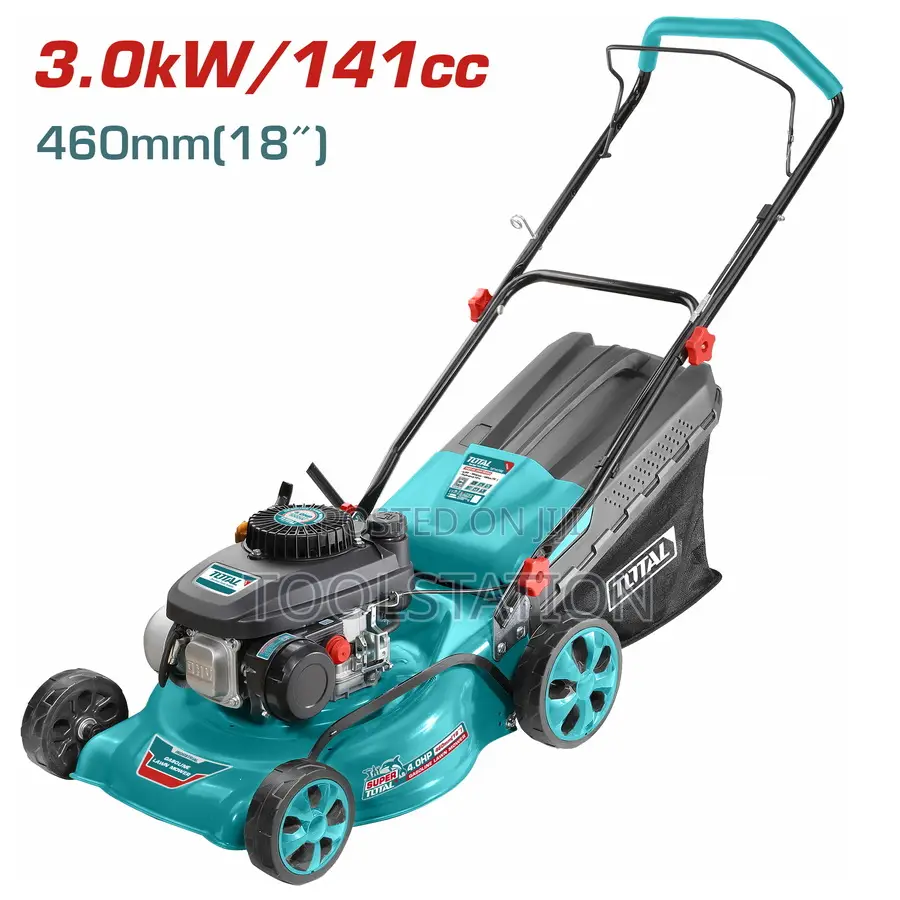 Gasoline Lawn Mower 141cc 3kw 4hp Heavy Duty Total Brand TGT