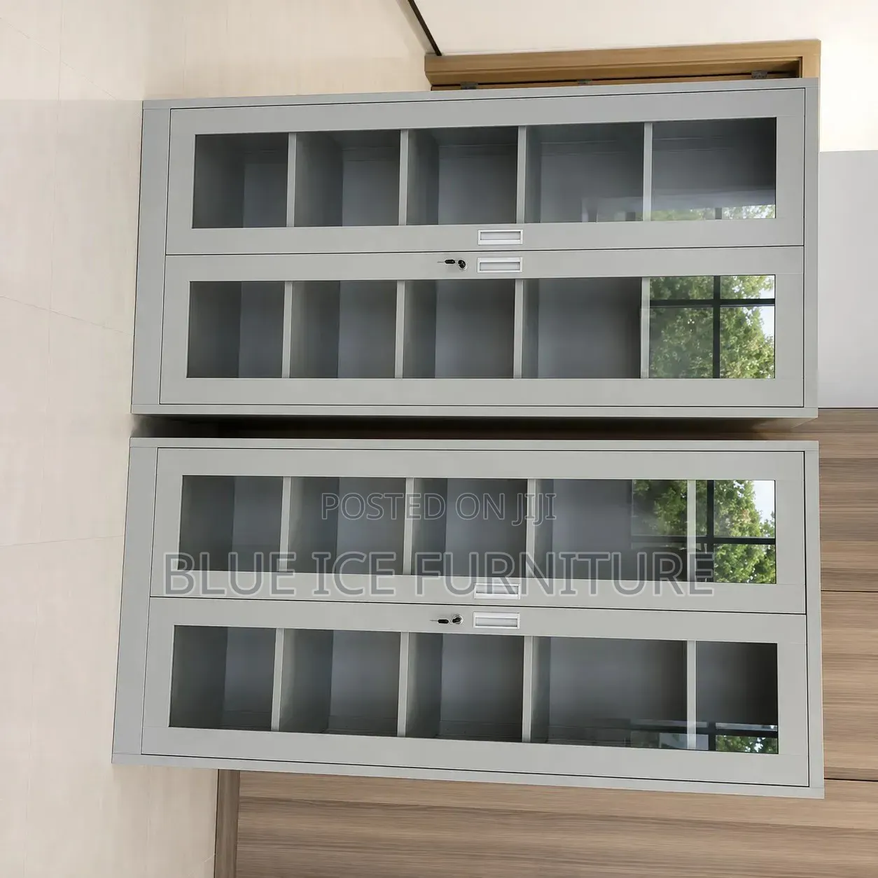 Heavy Duty Glass Door Office Filling Cabinet
