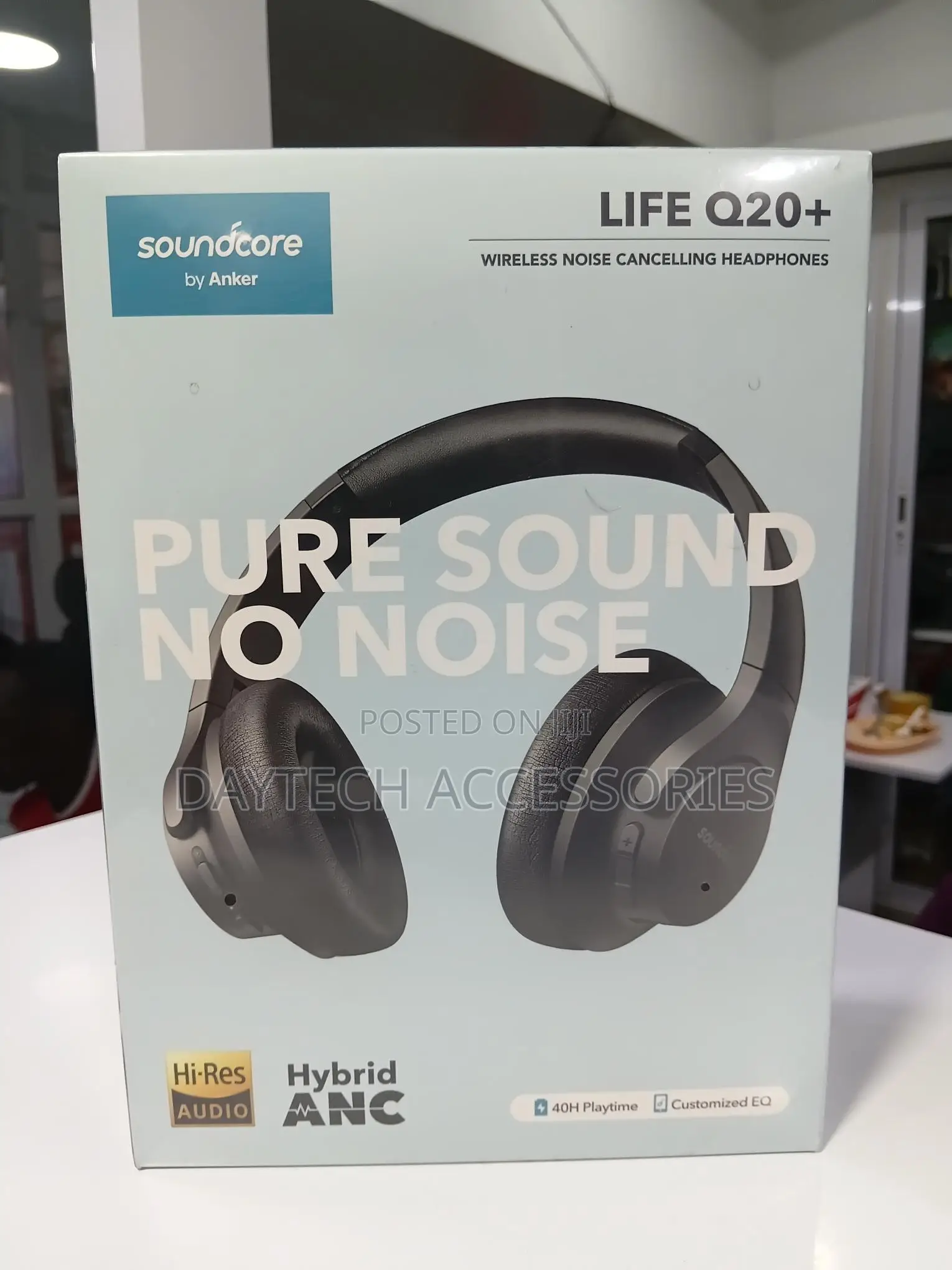 Soundcore by Anker Life Q20+ Wireless Noise-Cancelling Headphones.