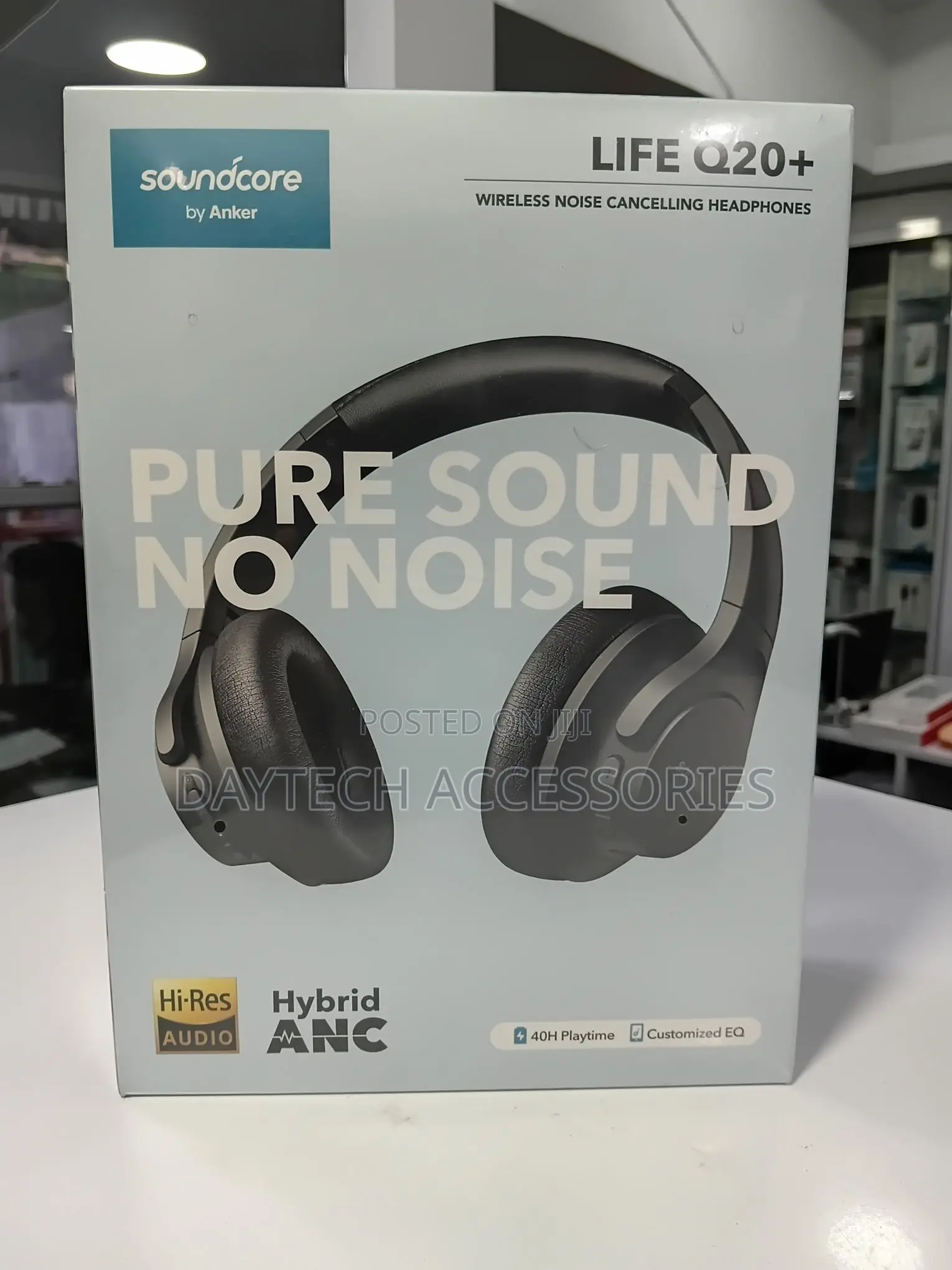 Soundcore by Anker Life Q20+ Wireless Noise-Cancelling Headphones.