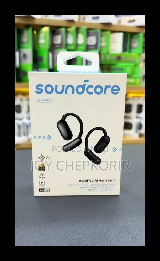 Soundcore AeroFit 2 AI Translation Earbuds— Real-Time AI Chat