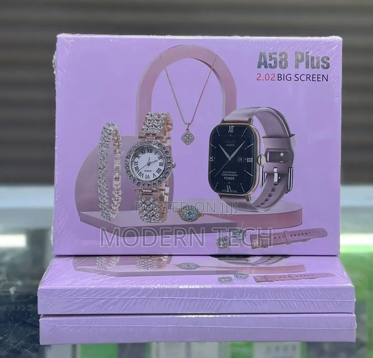 A58 Plus Smart Fitness Watch – Bluetooth Calling Long Battery Life
